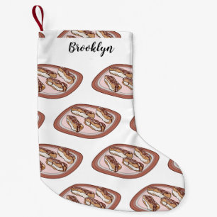 Petite Chaussette De Noël Illustration de l'éclair de chocolat