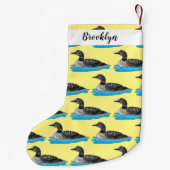 Petite Chaussette De Noël Illustration de Loon bird (Dos)