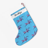 Petite Chaussette De Noël Illustration de l'orchidée mante (Dos (Accrochage))