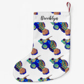 Petite Chaussette De Noël Illustration de Mandarinfish (Dos)