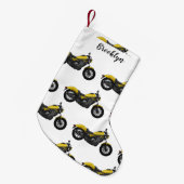 Petite Chaussette De Noël Illustration de moto Cruiser (Devant (Accrochage))