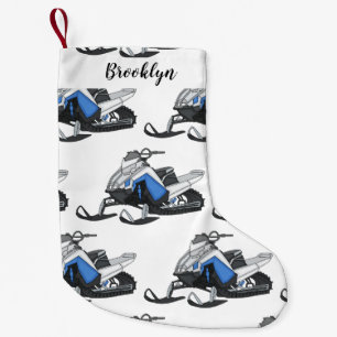 Petite Chaussette De Noël Illustration de motoneige