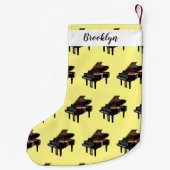 Petite Chaussette De Noël Illustration de piano (Dos)