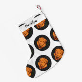 Petite Chaussette De Noël Illustration de poulet rôti (Dos (Accrochage))