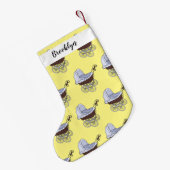 Petite Chaussette De Noël Illustration de poussette (Dos (Accrochage))