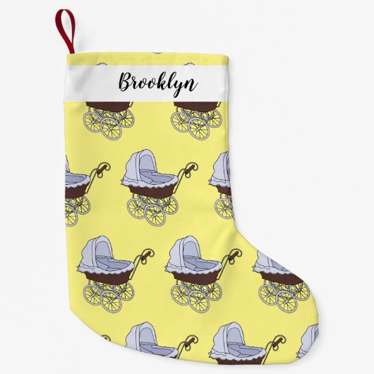 Petite Chaussette De Noël Illustration de poussette (Devant)