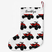 Petite Chaussette De Noël Illustration de Quad bike atv (Dos)