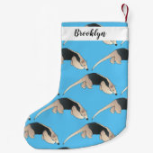 Petite Chaussette De Noël Illustration de Tamandua (Dos)