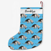 Petite Chaussette De Noël Illustration de Tamandua (Dos)