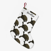 Petite Chaussette De Noël Illustration de tortue terrestre des Galapagos (Devant (Accrochage))