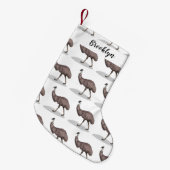 Petite Chaussette De Noël Illustration d'Emu bird (Devant (Accrochage))