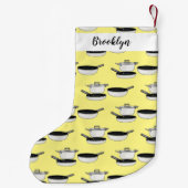 Petite Chaussette De Noël Illustration des jeux de cuisine (Dos)