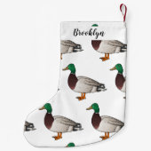 Petite Chaussette De Noël Illustration du canard de Majard (Dos)