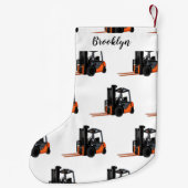 Petite Chaussette De Noël Illustration du chariot élévateur (Dos)