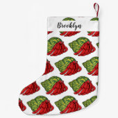 Petite Chaussette De Noël Illustration du crabe mignon (Dos)