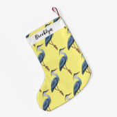 Petite Chaussette De Noël Illustration du grand héron bleu (Dos (Accrochage))