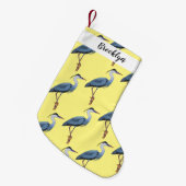 Petite Chaussette De Noël Illustration du grand héron bleu (Devant (Accrochage))