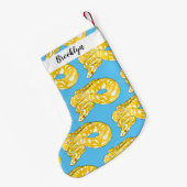 Petite Chaussette De Noël Illustration du serpent python birman (Dos (Accrochage))