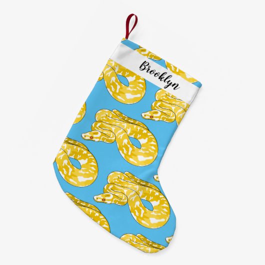Petite Chaussette De Noël Illustration du serpent python birman (Devant (Accrochage))