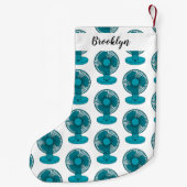 Petite Chaussette De Noël Illustration du ventilateur (Dos)