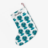 Petite Chaussette De Noël Illustration du ventilateur (Dos (Accrochage))