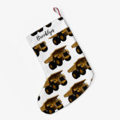 Petite Chaussette De Noël Illustration d'un camion à grande échelle (Dos (Accrochage))