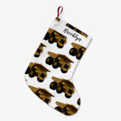 Petite Chaussette De Noël Illustration d'un camion à grande échelle (Devant (Accrochage))