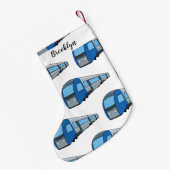 Petite Chaussette De Noël Illustration d'un train électrique (Dos (Accrochage))