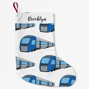 Petite Chaussette De Noël Illustration d'un train électrique