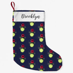 Petite Chaussette De Noël Illustration d'une luciole à éclair mignon