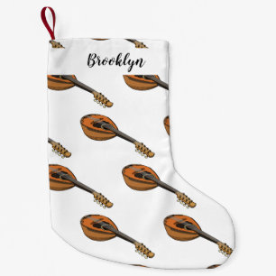 Petite Chaussette De Noël Illustration en mandoline