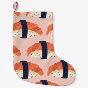 Petite Chaussette De Noël Illustration japonaise du sushi alimentaire sans j