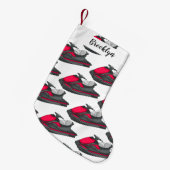 Petite Chaussette De Noël Illustration Jet ski (Devant (Accrochage))