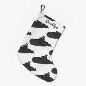 Petite Chaussette De Noël Illustration sous-marine (Devant (Accrochage))