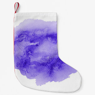 Petite Chaussette De Noël Image arrière - plan Abstraite aquarelle avec un l