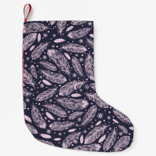 Petite Chaussette De Noël Imaginaire de plumes : Création de Motifs romantiq