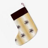 Petite Chaussette De Noël Impression de dragons sur texture (Dos (Accrochage))