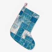 Petite Chaussette De Noël Impression motif de la surface composée de collage (Devant (Accrochage))
