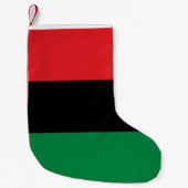 Petite Chaussette De Noël Imprimerie africaine (Devant)