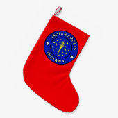 Petite Chaussette De Noël Indianapolis Indiana (Devant (Accrochage))