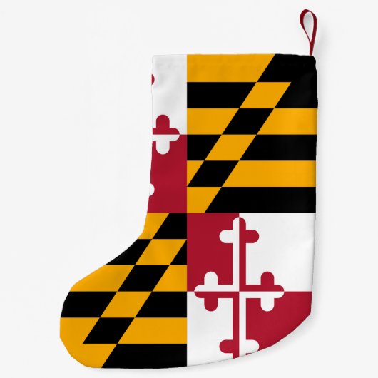 Petite Chaussette De Noël Indicateur de l'état du Maryland (Dos)