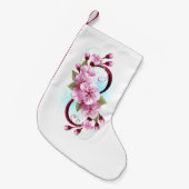 Petite Chaussette De Noël Infinité avec les fleurs Sakura (Devant (Accrochage))