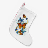 Petite Chaussette De Noël Infinité de papillons monarques (Devant (Accrochage))