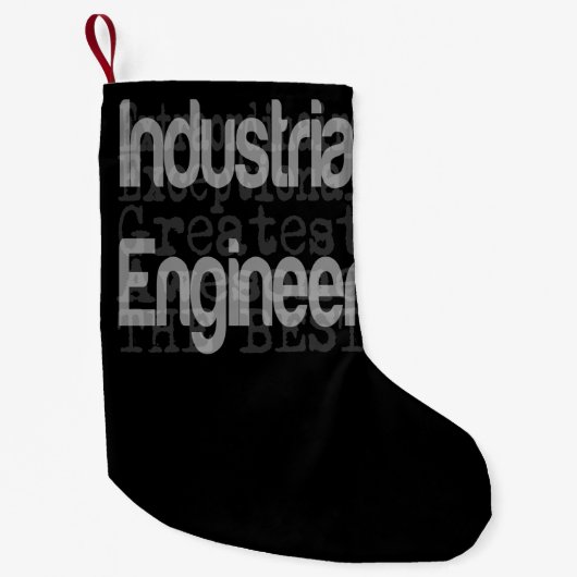 Petite Chaussette De Noël Ingénieur industriel Extraordinaire (Devant)