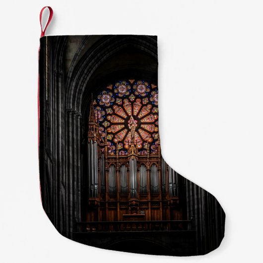 PETITE CHAUSSETTE DE NOËL INTÉRIEUR CATHÉDRALE (Devant)