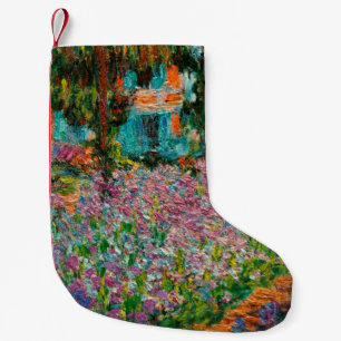 Petite Chaussette De Noël Iris Jardin Monet Giverny fleurs