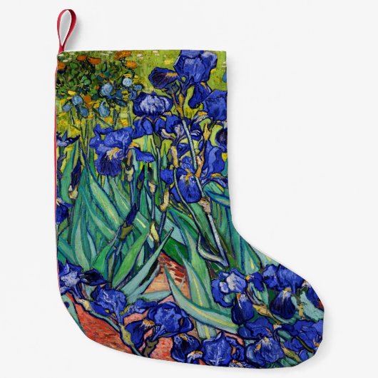 Petite Chaussette De Noël Irises par Vincent van Gogh (Devant)