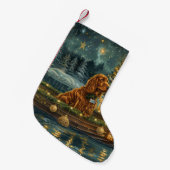 Petite Chaussette De Noël Irish Red Setter Christmas Festive Voyage (Devant (Accrochage))