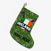 Petite Chaussette De Noël Irlande Irlande Bouclier de crosse de Noël Stocker (Devant (Accrochage))