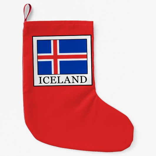 Petite Chaussette De Noël Islande (Devant)